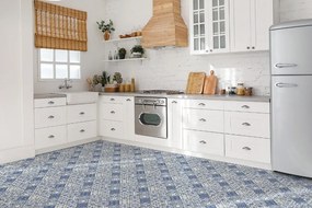 Panouri de vinil PVC Model albastru portughez