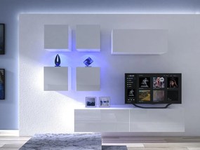 Mobilier living Berny 61 (alb + Alb lucios). 1087184