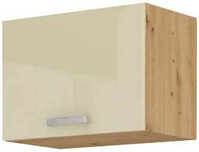 Dulap superior de bucătărie Arryn 50 GU-36 1F (stejar artisan + crem lucios). 1024735