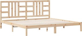 vidaXL Cadru de pat, 200x200 cm, lemn masiv