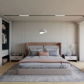 Brilagi - Lampă suspendată pe cablu WABI SABI 1xE27/40W/230V albă