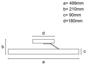 Lustră LED dimabilă aplicată LED/86W/230V 3000-6500K alb + telecomandă