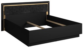 Pat matrimonial 180 cm Arnold Typ 32 (Negru). 1108283
