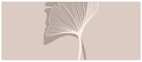 Tablou - Frunze bej N⁰4 (120x50 cm)
