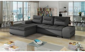 Supermobel Colțar extensibil OTTAVIO, 275x85x180, sawana 14/soft 17, colţ stânga