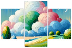 Tablou - Peisaj cu nor (90x60 cm)