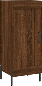 vidaXL Servantă, stejar maro, 34,5x34x90 cm, lemn compozit