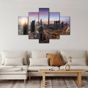 Tablou - Panorama din Dubai (150x105 cm)