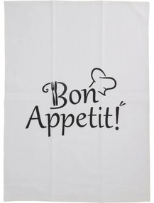 Prosop de bucătărie alb, 45 x 70 cm, set de 2 buc.