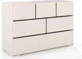 Comodă lemn masiv TerraCraft Fag 3+2+1 Sertare, 120 × 45 × 81 cm - Natural