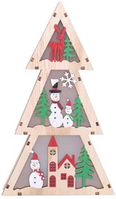 Brilagi - Brăduț LED de Crăciun, 2xAA