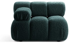 Modul Bellis cu tapiterie boucle, petrol