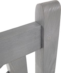 Bancă de grădină din lemn, gri, 150 cm, FABLA
