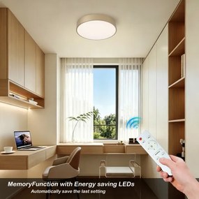 Brilagi - Plafonieră LED reglabilă POOL LED/36W/230V, Ø 30 cm, aurie + telecomandă