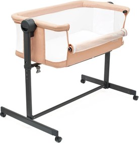 Baby Mix Pătuț suplimentar Rose somon, 84 x 80 x 52 cm