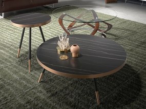 Masuta laterala eleganta design LUX Marble, 46cm