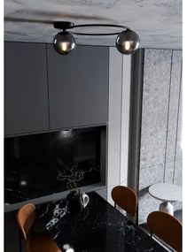 Plafonieră SOPRA 2xE14/10W/230V negru