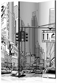 Paravan - Street in New York city [Room Dividers]