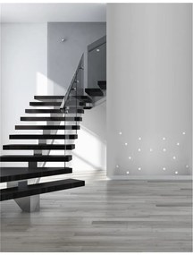 Spot LED incastrabil ideal pentru iluminat scara sau hol CIROCCO, 10x10cm