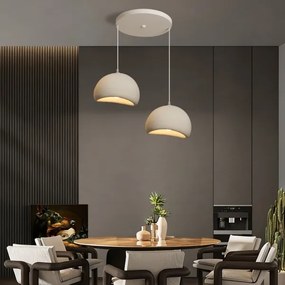 BRILAGI - Lustră suspendată pe cablu WABI SABI 2xE27/60W/230V albă