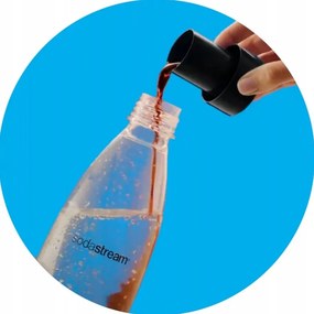 Sirop concentrat SodaStream Pepsi, 440 ml, până la 9 l, fără alergeni și OMG, alb/albastru