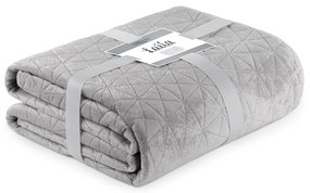 Cuvertură AmeliaHome Laila Silver, 220 x 240 cm, gri deschis