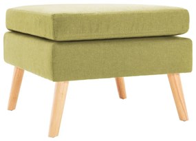 288738 vidaXL Taburet, verde, material textil