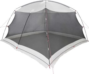 vidaXL Cort cu plasă de țânțari cu acoperiș Gri 380 x 380 x 225 cm