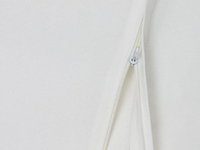 Husa de perna decorativa LEAFY LACE 40x40 cm, alba