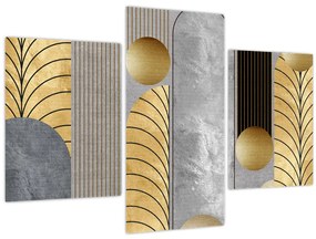 Tablou - Decorațiuni de aur (90x60 cm)