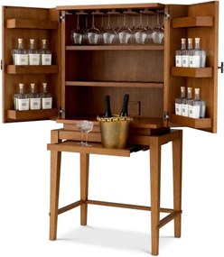 Dulap de Bar Design LUX, Lemn, Rattan, Borchard