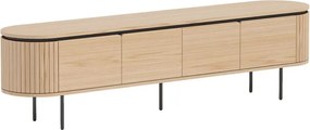 Comoda TV cu furnir de stejar ATELIER 200cm