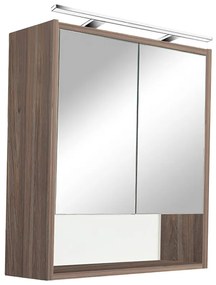 Dulap suspendat cu oglindă Luna 60, ulm Rauna