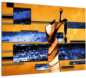 Tablou picturii abstracte (70x50 cm)