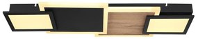 Plafoniera LED design indistrial Caroline negru