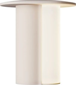 Veioza LED portabila/reincarcabila ASYM bej