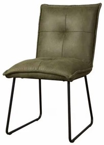 Scaun piele artificiala Seda verde