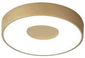Plafoniera LED Smart dimabila cu telecomanda COIN 38cm aurie