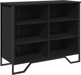 vidaXL Dulap, negru, 91x35,5x74,5 cm, lemn prelucrat