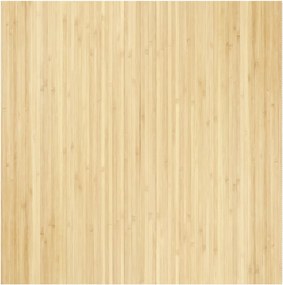 vidaXL Covor dreptunghiular, natural deschis, 100x100 cm, bambus