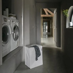 Cos de rufe Brabantia 1001093, 55 L, Fund solid si detasabil, Manere magnetice, Gri