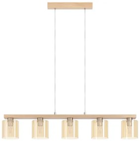Eglo 901292 - Lustru suspendat pe cablu CASTRALVO 5xE27/28W/230V
