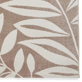 Covor maro deschis 120x170 cm Sorral Leaves – Catherine Lansfield