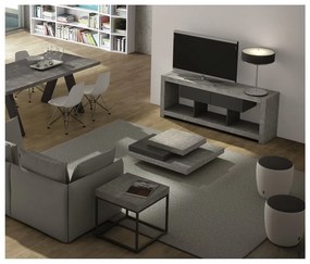 Măsuță de cafea TemaHome Slate, cu aspect de beton - negru