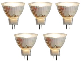 Set de 5 becuri LED GU5.3 MR16 5W 420lm 2700K 12V