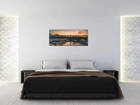 Tablou - orașul port (120x50 cm)