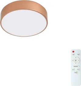 Brilagi - Plafonieră LED reglabilă POOL LED/24W/230V Ø 20 cm bronză +telecomandă