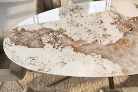 Masa ovala cu ceramica Pandora SCULPTURE 220cm
