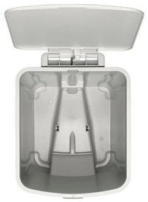 Coș cu pedală Brabantia StepUp 1008483, 25 L, Materiale ecologice, Deschidere mare, Gri deschis