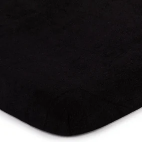 Cearșaf de pat 4Home, din frotir, negru, 90 x 200 cm, 90 x 200 cm